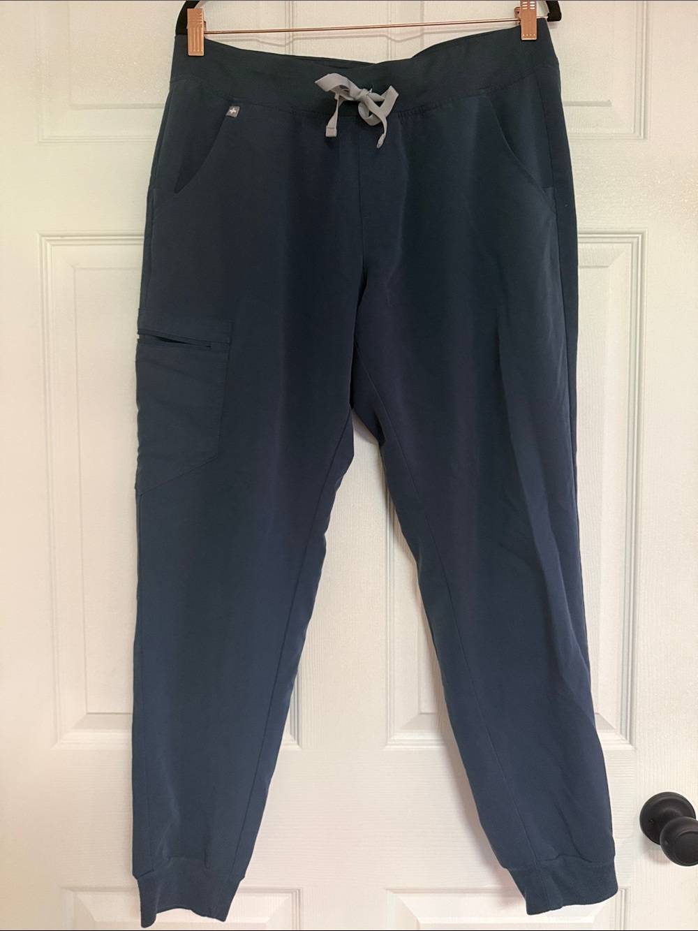 Figs Navy Drawstring Jogger Scrub Pants